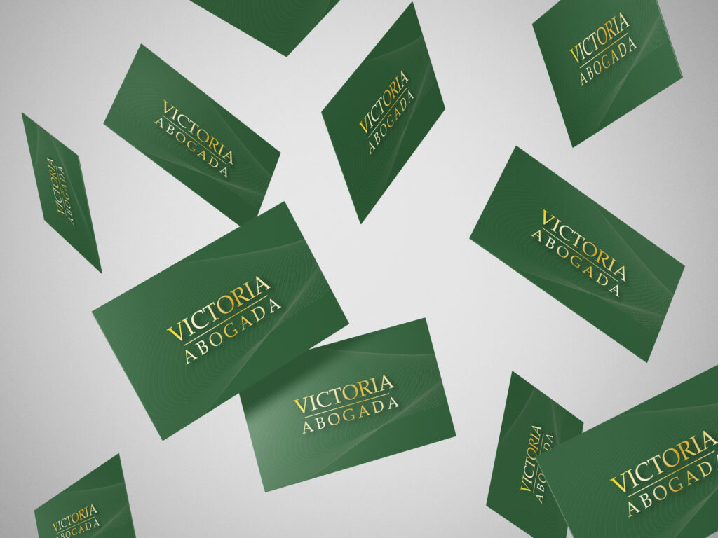 Diseño de tarjetas de visita profesionales — mockup diseñador gráfico Granada