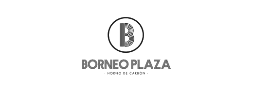 Logotipo de Borneo Plaza, marca para la que ha trabajado Jose Carlos Nieto