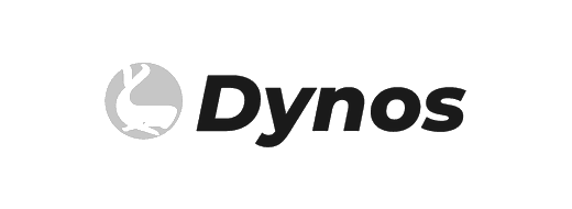 Logotipo de Dynos, marca para la que ha trabajado Jose Carlos Nieto